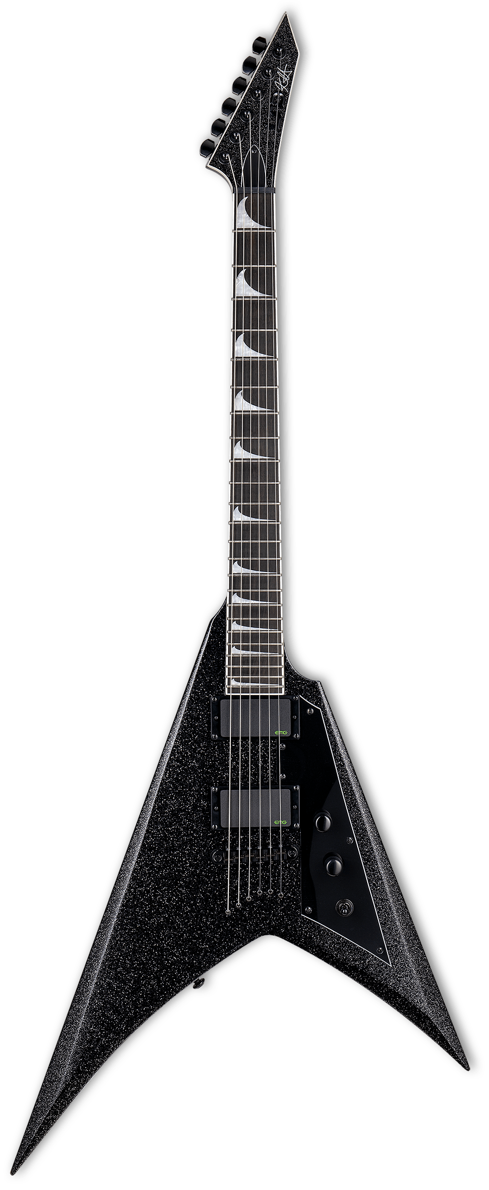 ESP LTD KHV Kirk Hammett Signature Electric Guitar Black Sparkle