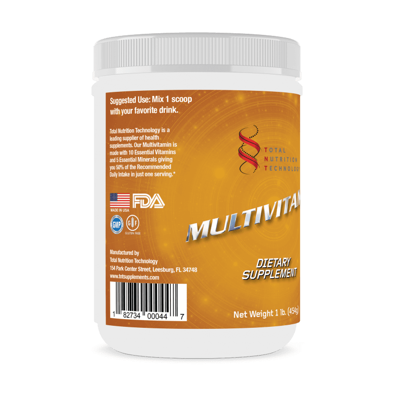 Multivitamin Powder 1 lb 6 Pack Total Nutrition Technology