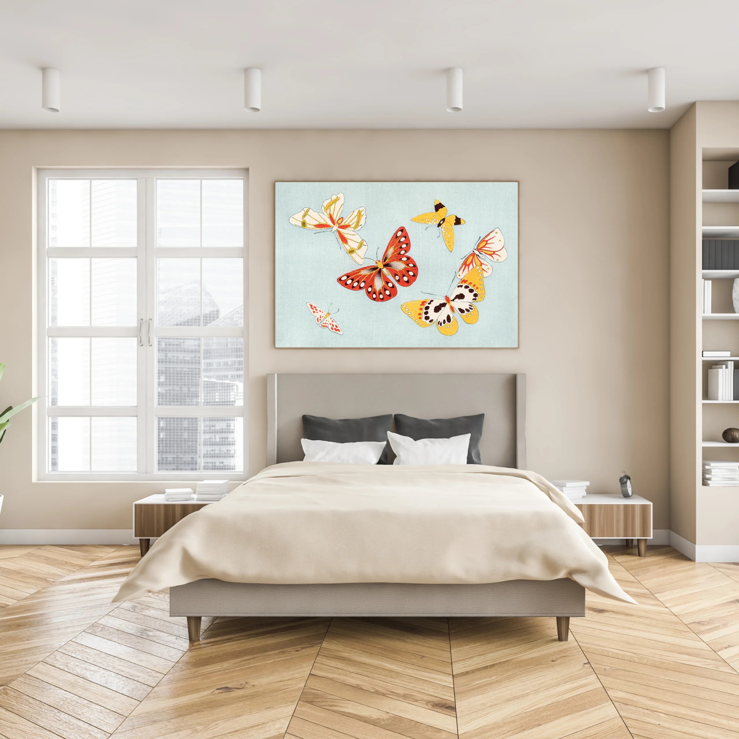 Using wall art to make a room bigger