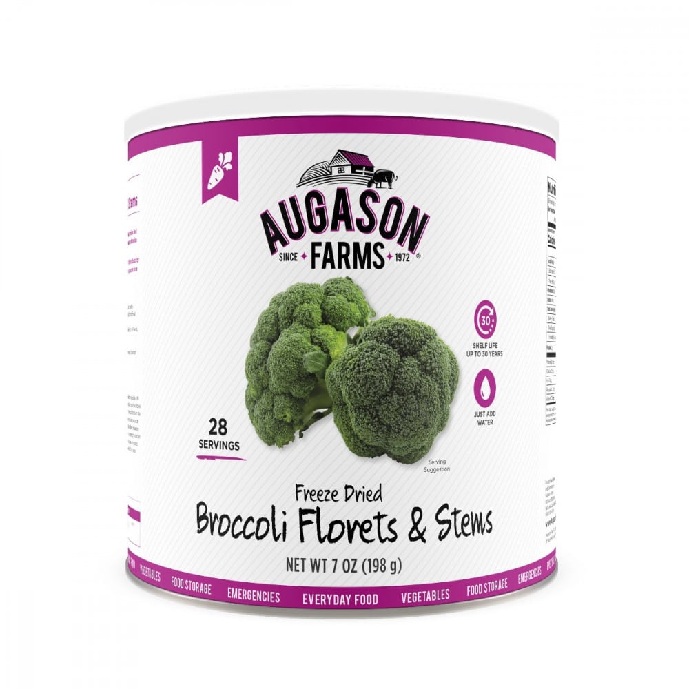 Augason Farms FreezeDried Broccoli Florets Total Prepare Inc. Canada