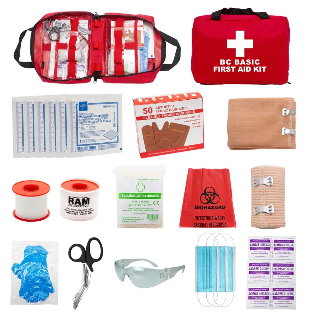 WorkSafeBC Basic First Aid Kit Total Prepare Inc. Canada
