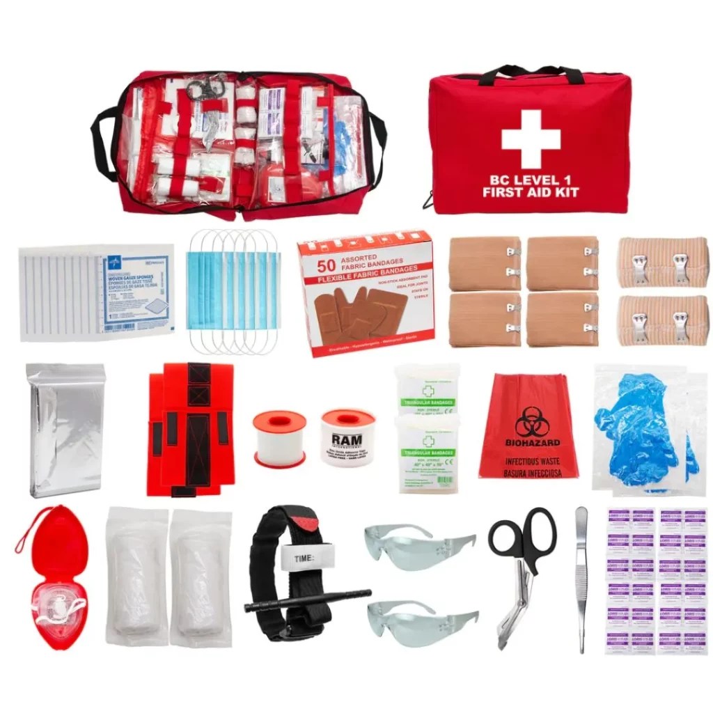 WorkSafeBC Level 1 First Aid Kit Total Prepare Inc. Canada