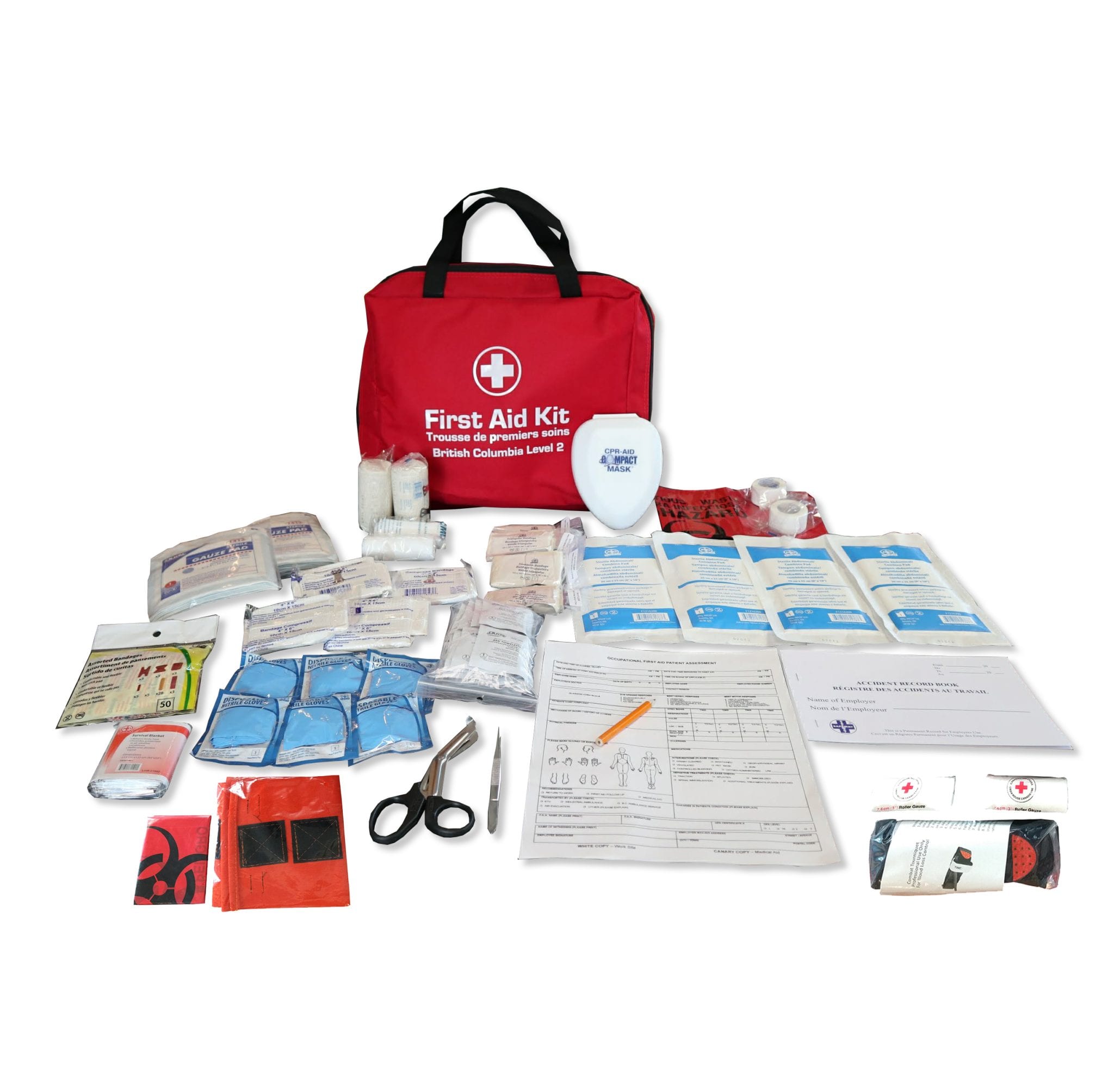 WorkSafeBC Level 2 First Aid Kit Total Prepare Inc. Canada