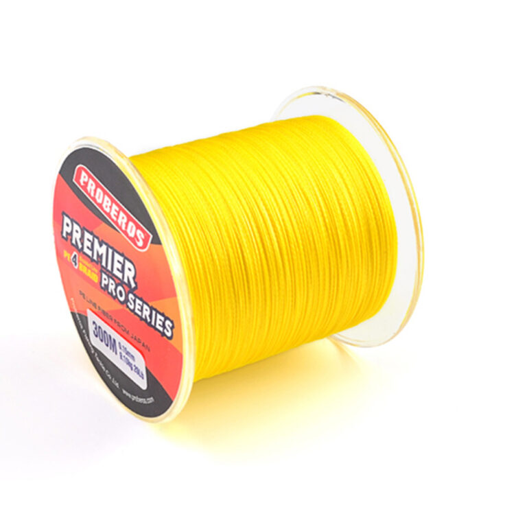 300M PE Fishing Line Yellow 0.8/10LB Australia