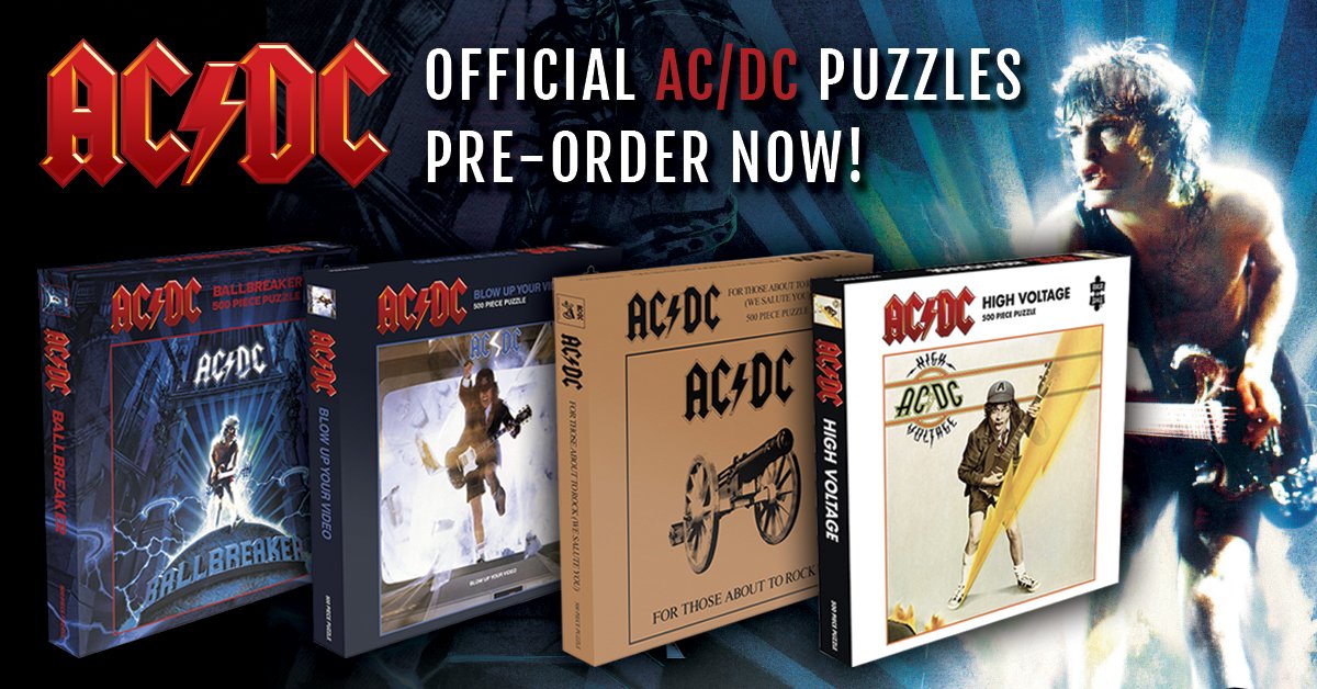 Ac/dc Get The Rocksaws Jigsaw Puzzle Treatment! • TotalRock