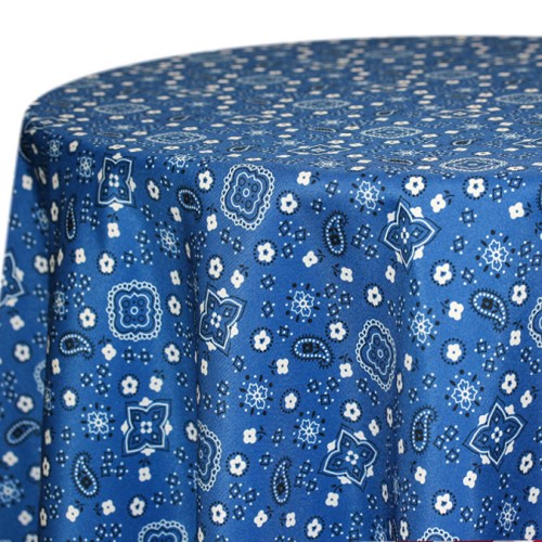 Simple Blue Bandana Bathroom Set Article