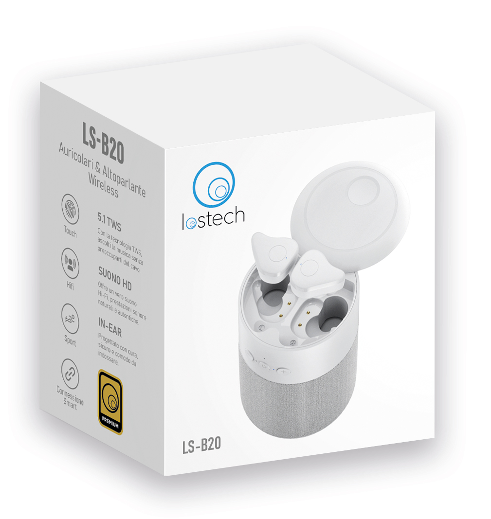 Lostech LSB20 Wireless Earbuds & Speaker Total Tec