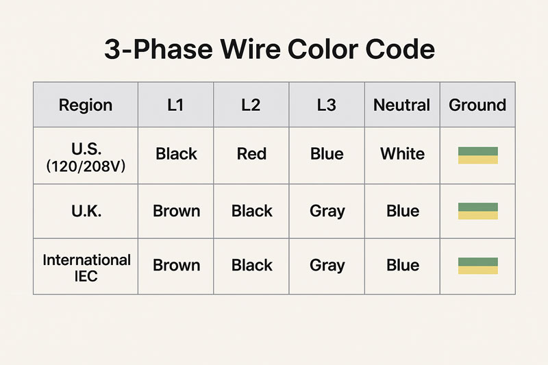 Electrical Wire Color Chart Easy Codes Electrical Wire Color Chart Easy Codes
