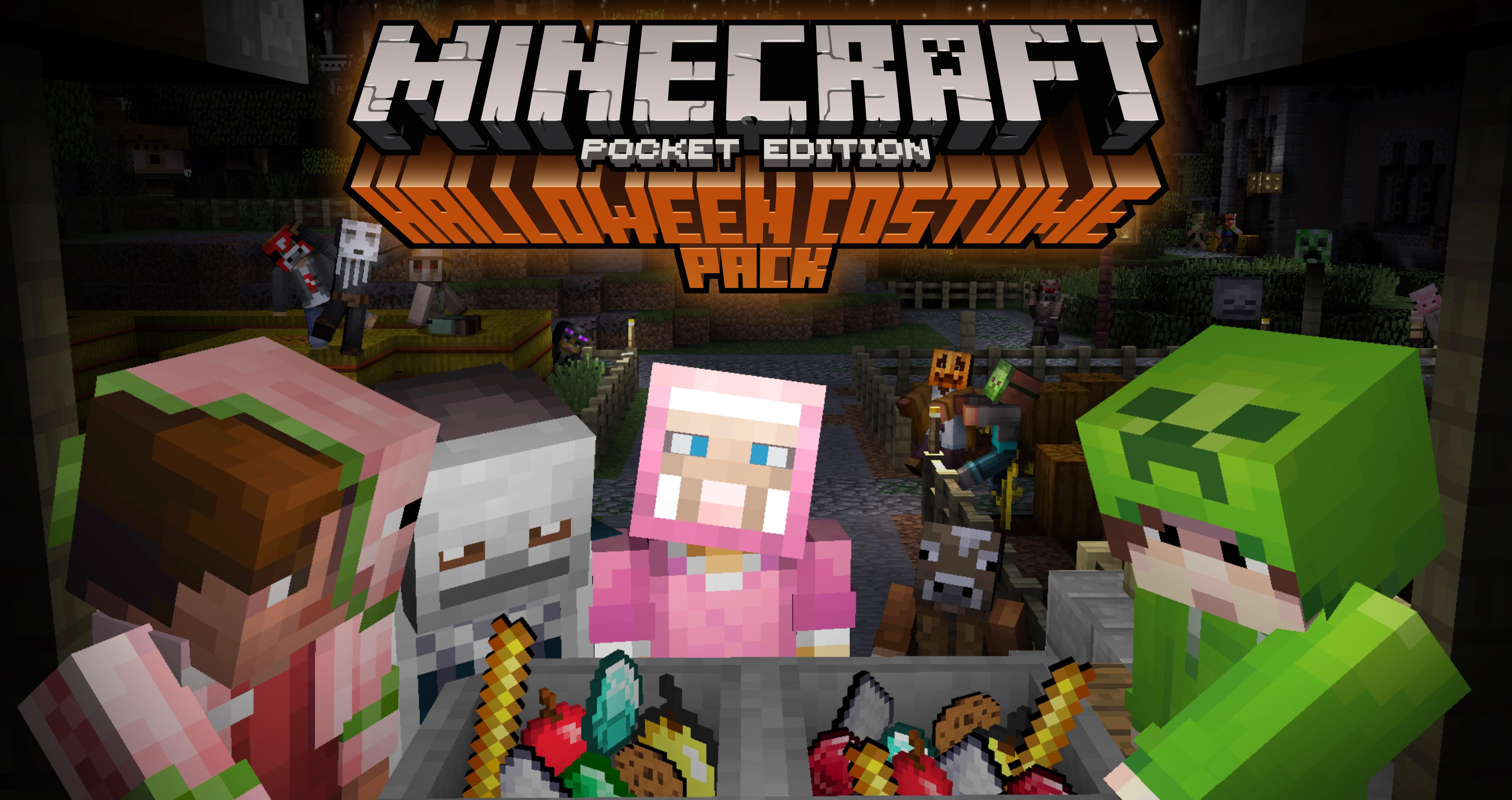 'Minecraft Pocket Edition' Got a Halloween Costume Pack Go Dress as a Mob TouchArcade
