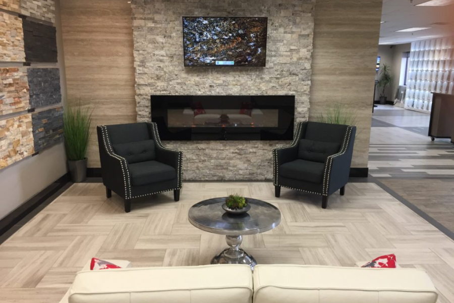 Commercial Tile Installation TOUCHDOWN TILE