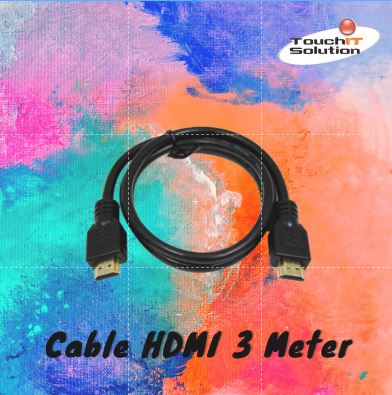 CABLE HDMI 3 METER V2.0 SUPPORT 4K & 3D COPPER, 19+1 STANDARD HDMI CABLE