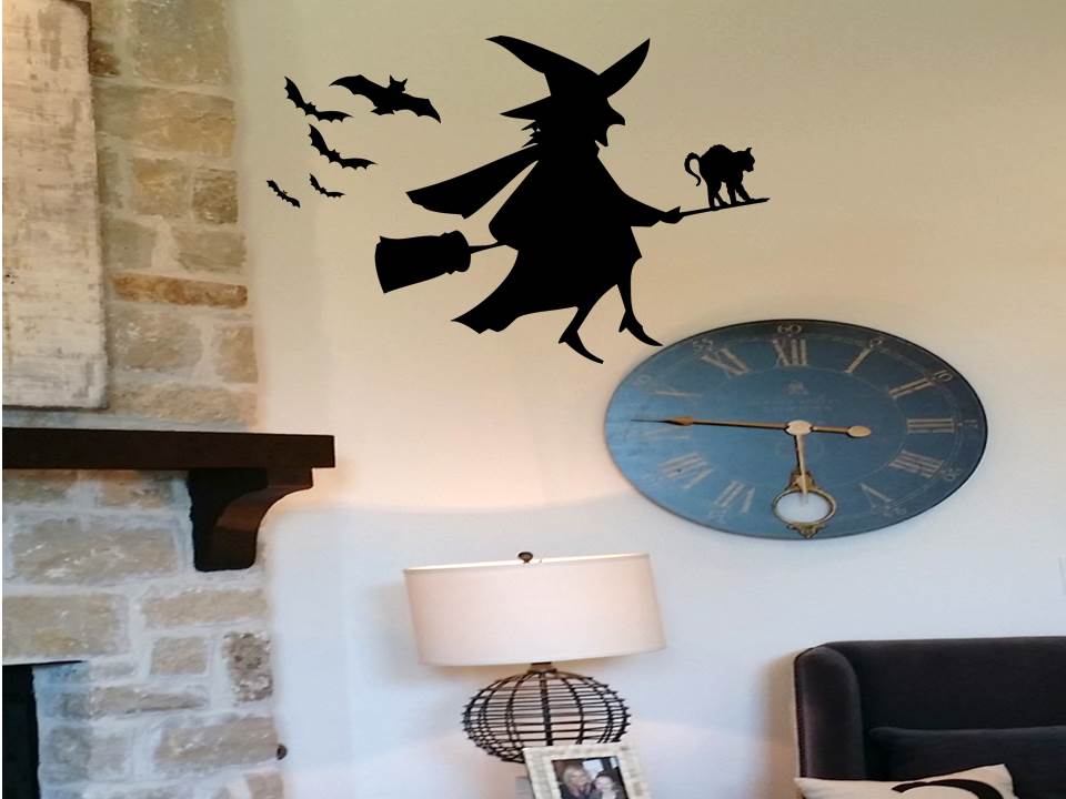 Halloween Witch Wall Decal