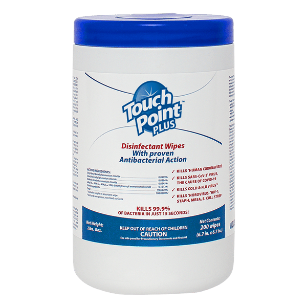 Plus Disinfectant Wipes (200 Count) TouchPoint™