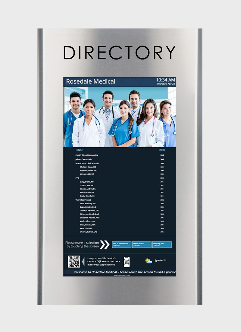 Digital Wall Displays TouchSource