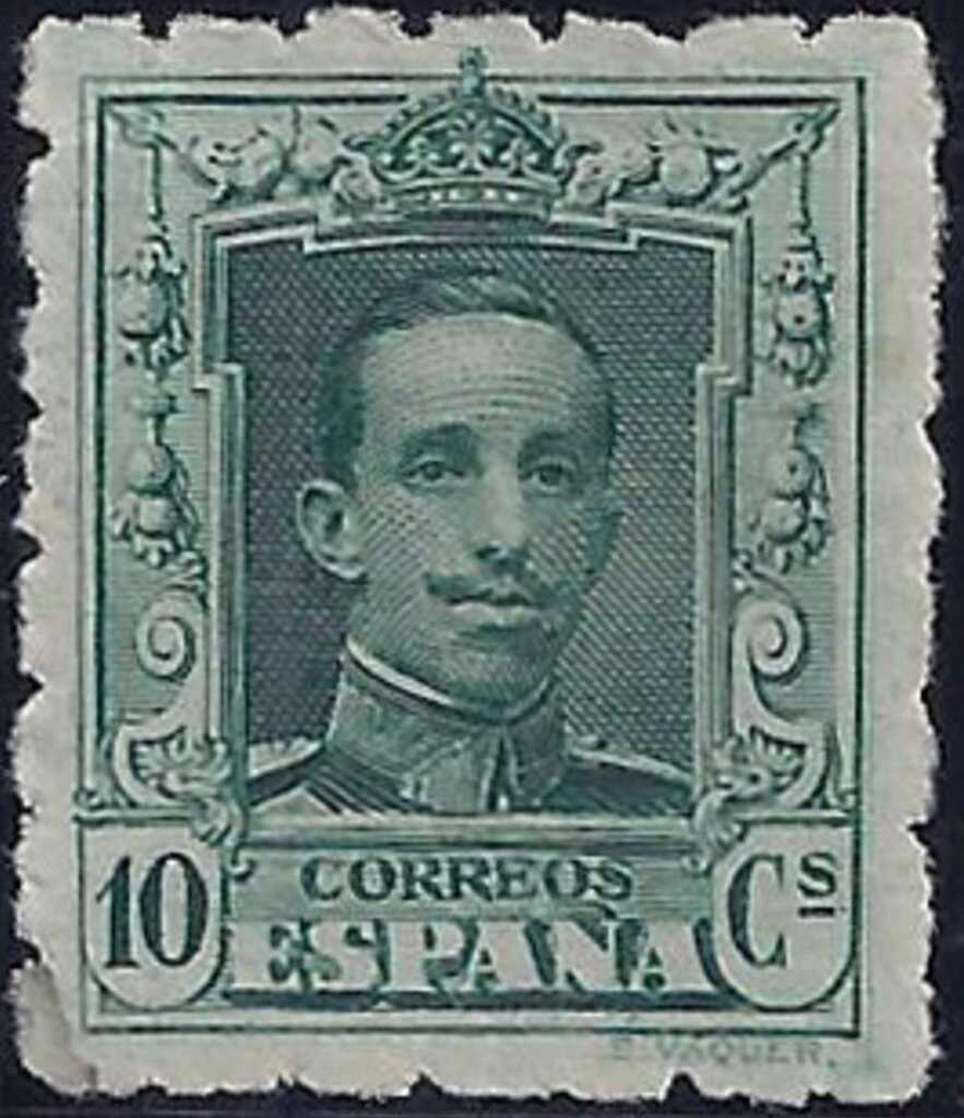 Stamp King Alfonso XIII (Spain 1923) TouchStamps