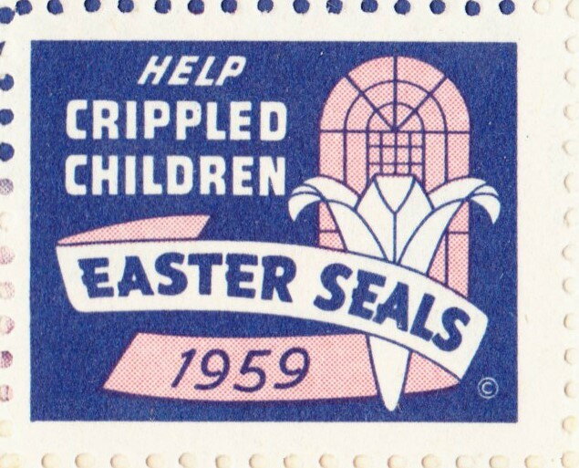 Issue U.S.A. Crippled Children Easter Seals (Cinderellas, 1959