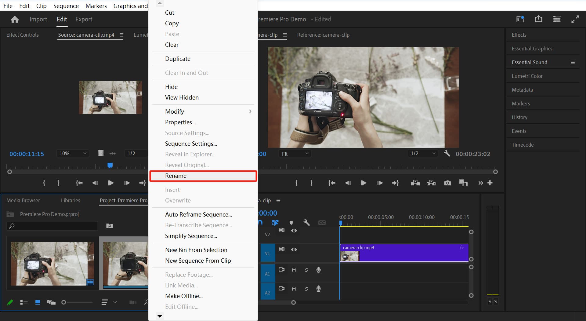How to Rename Premiere Pro Projects A Beginner's Guide