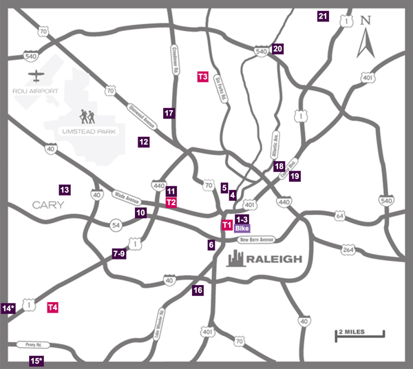 2017 Coops map Tour D'Coop