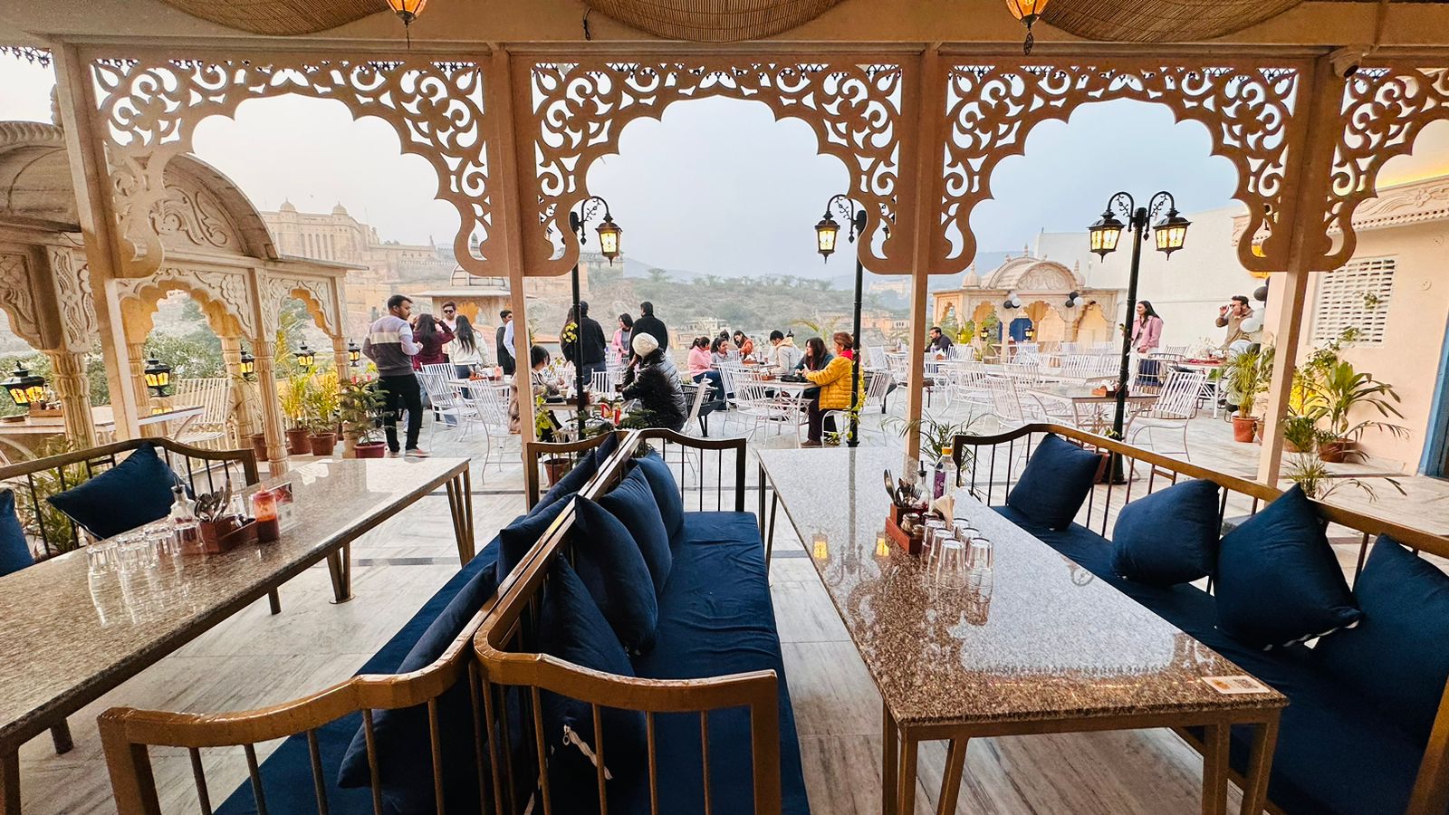 The Garh Jaipur Is a New Café Opposite Amer Fort