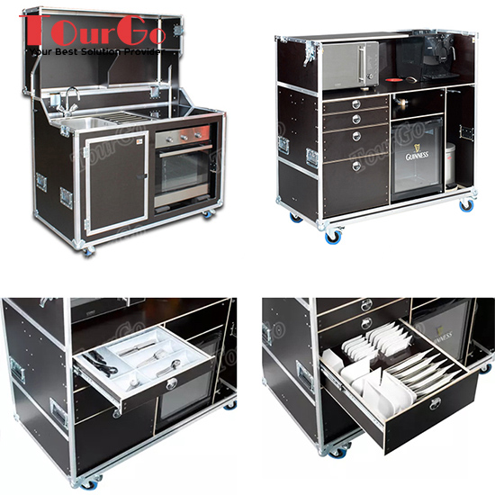 Custom Flight Case for Cafeteria Flight Case Kitchen