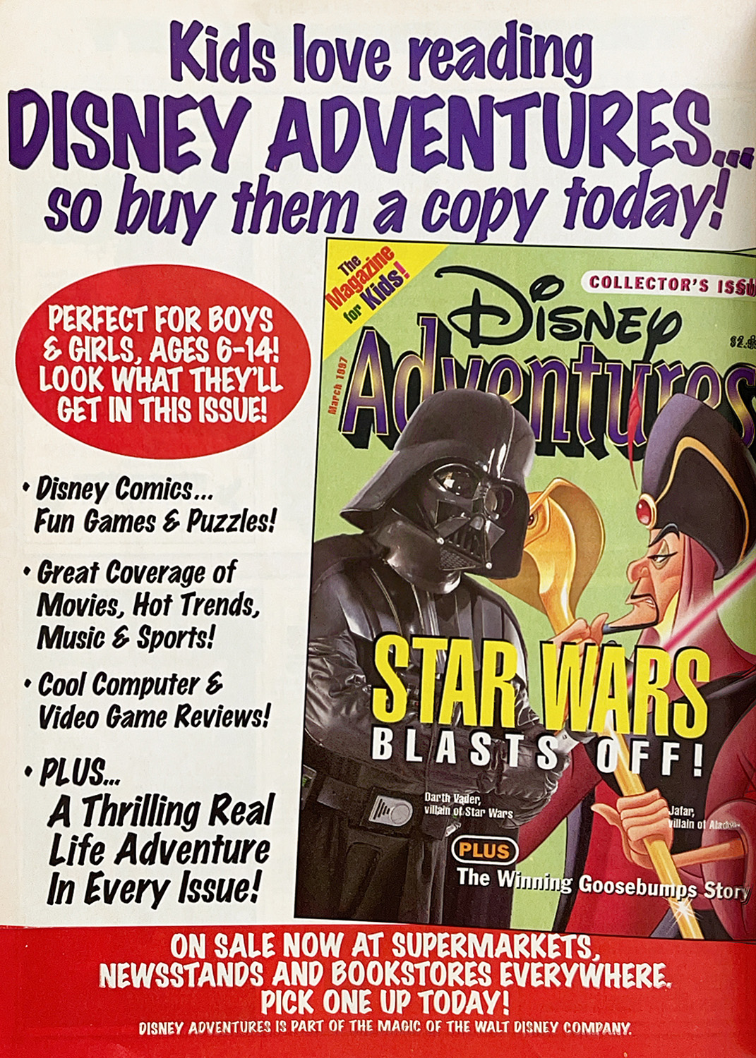 7 Vintage Disney Ads From Spring 1997 Disney Magazine Blog