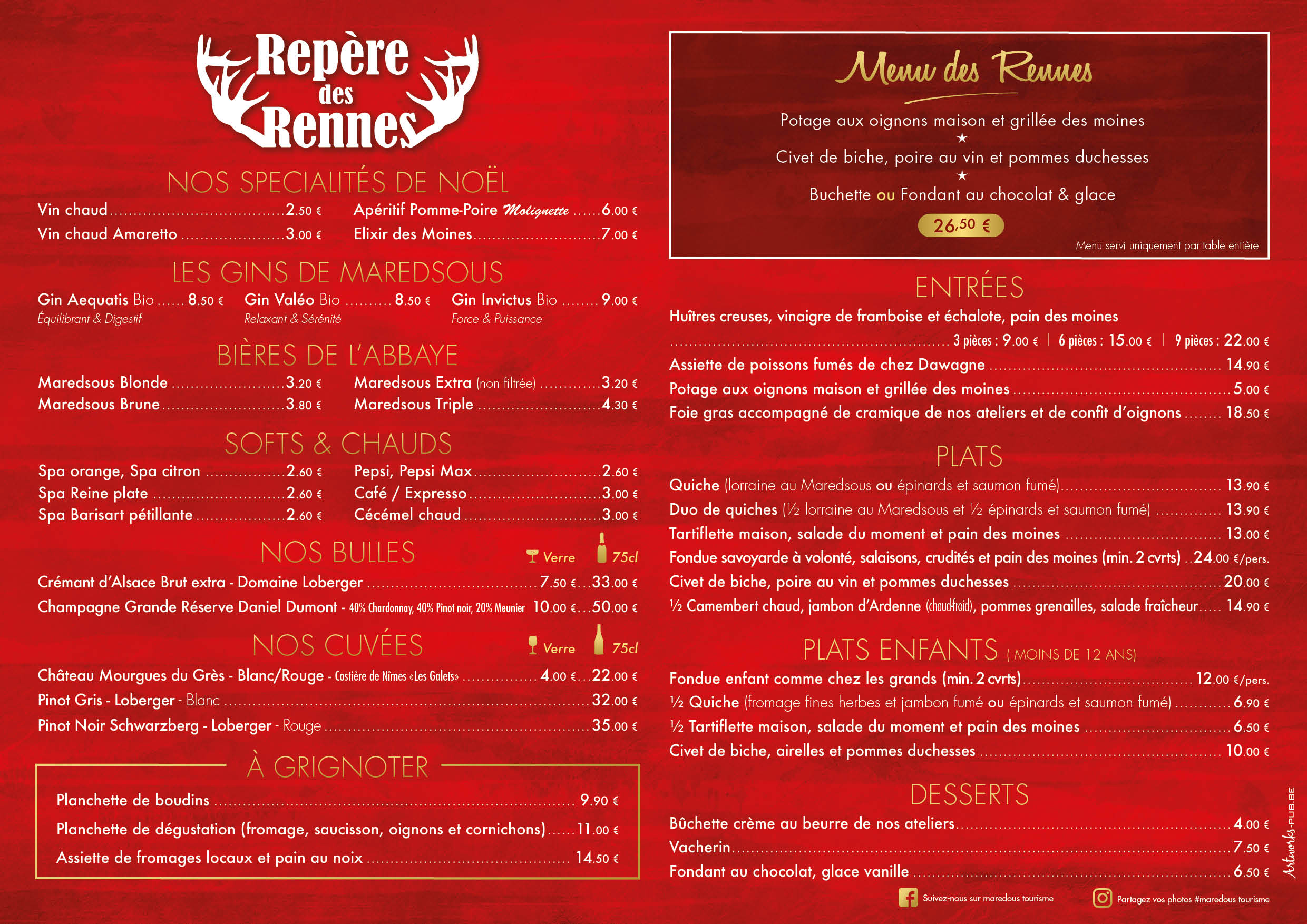 Marché et patinoire de Noël 2021 l’Abbaye de Maredsous