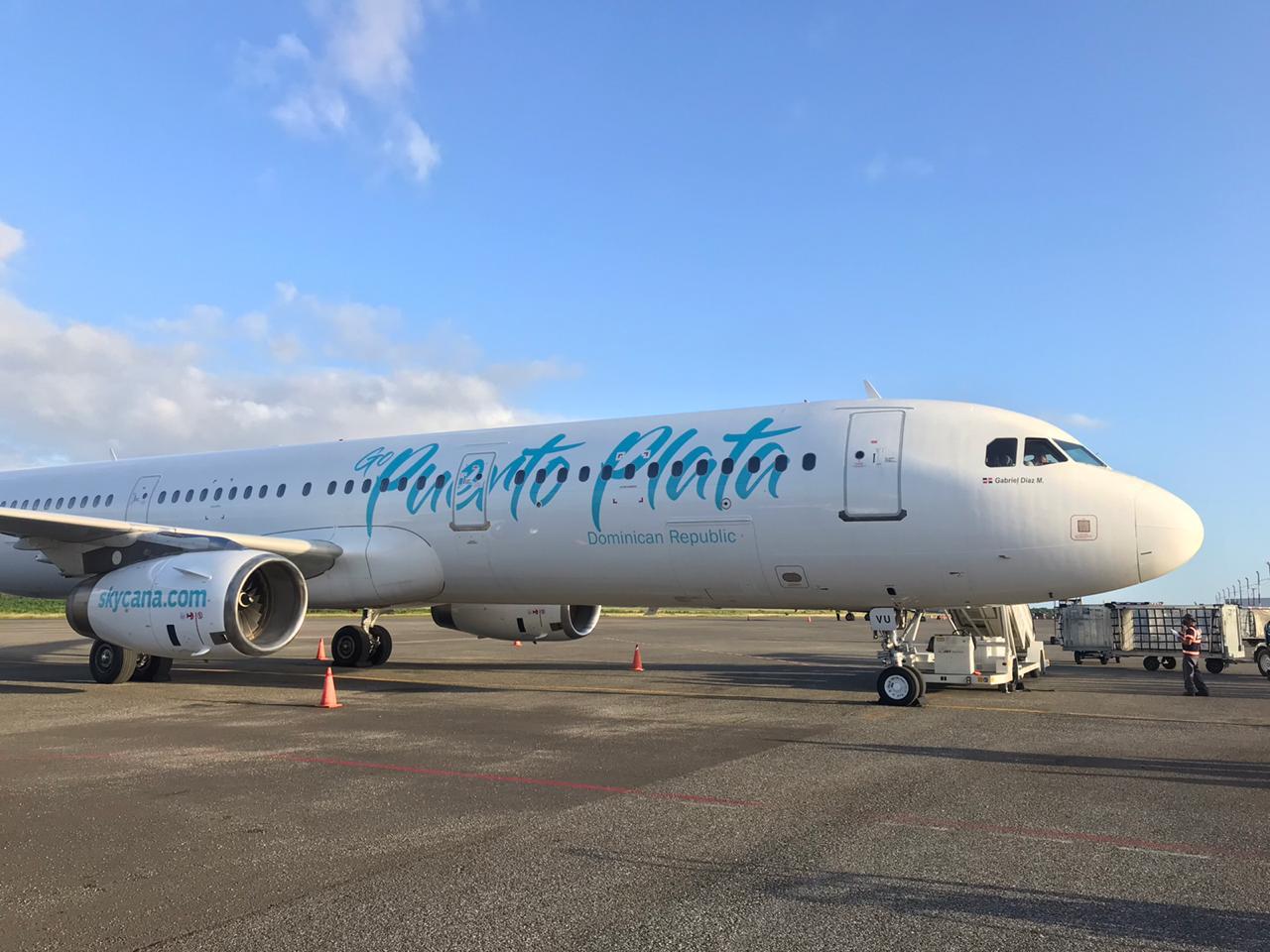 Nueva línea aérea dominicana Sky Cana recibe primer Airbus A321