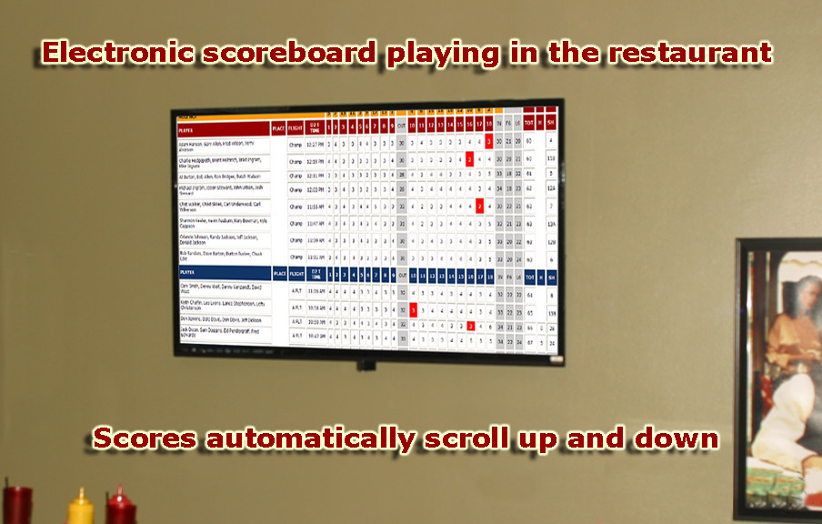 TournaScore™ the easiest, yet most advanced Golf Tournament Scoring