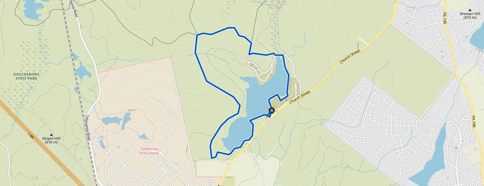 Tobyhanna State Park Map Tobyhanna Lake Loop Tobyhanna State Park Wanderung Komoot