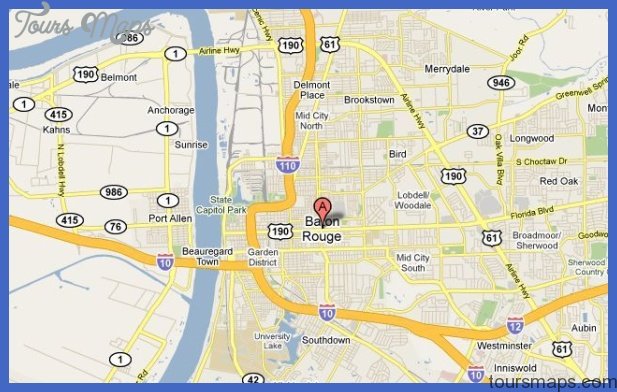Baton Rouge Map