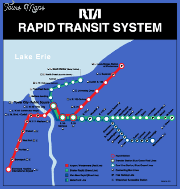 Cleveland Subway Map