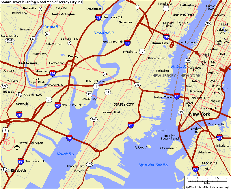 Jersey City Map