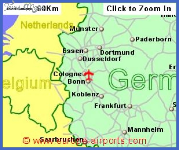 Köln Bonn Karte Cologne Bonn Map