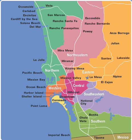 San Diego Map