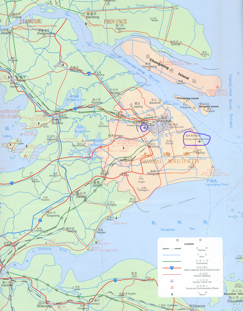 Shanghai Map East China, China Mapcarta