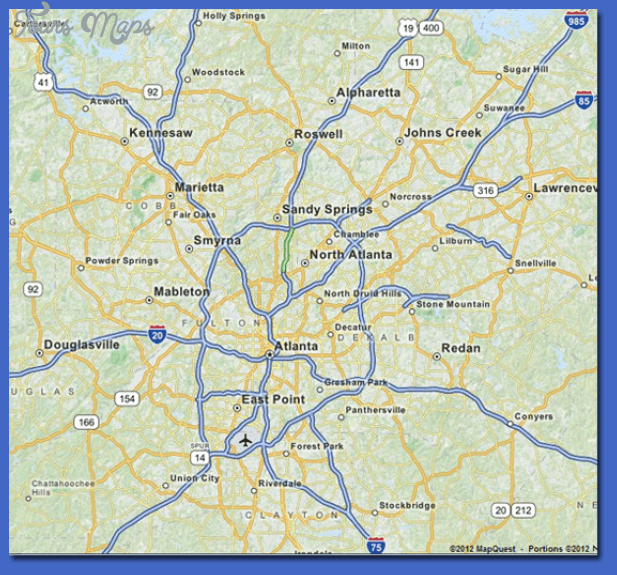 Atlanta Metro Map