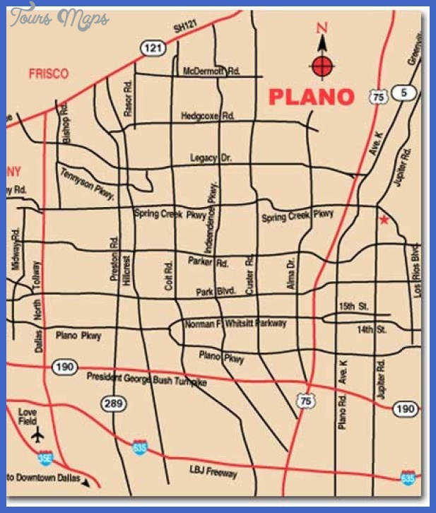 City Of Plano Map Plano Map