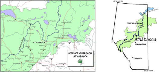 ATHABASCA MAP