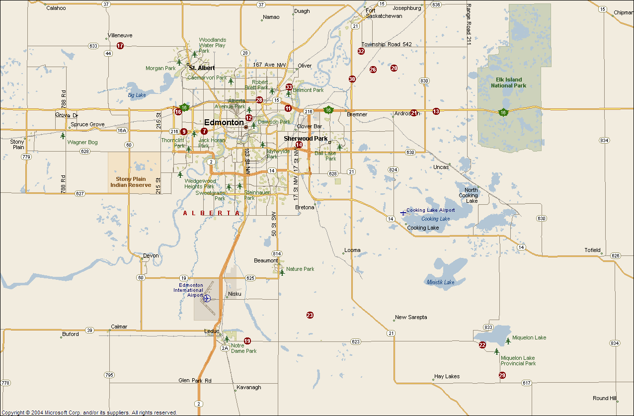 edmonton canada map Archives