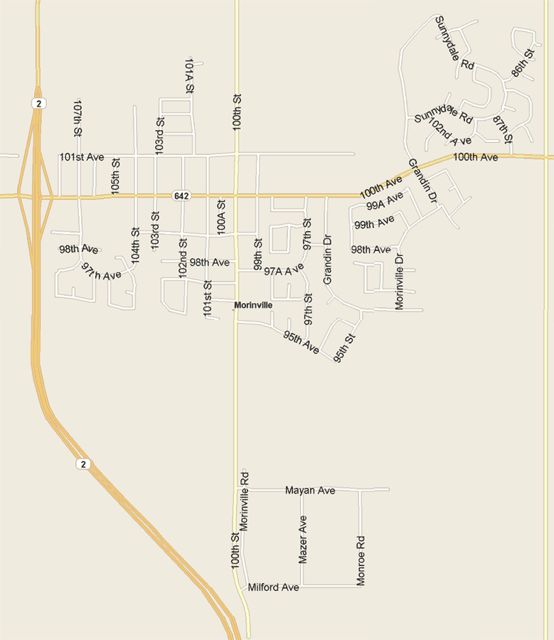 Morinville Map