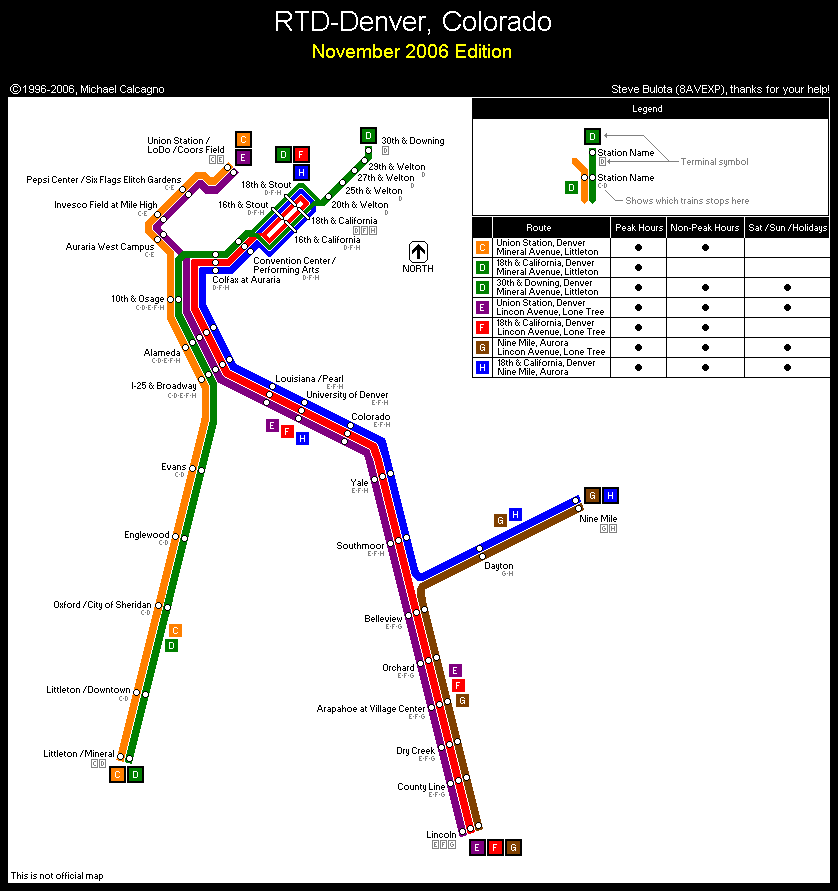 Colorado Subway Map