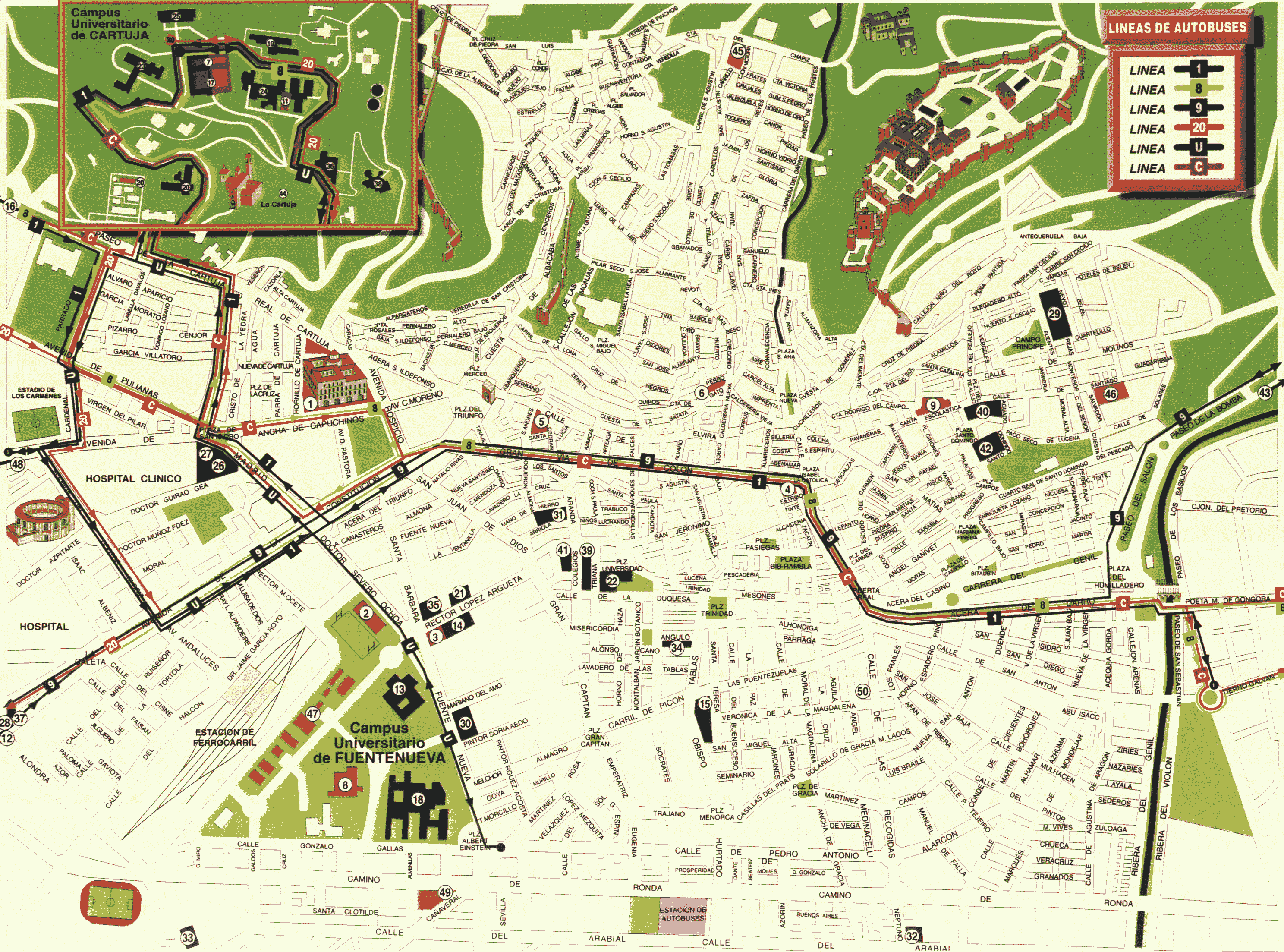 Granada Map