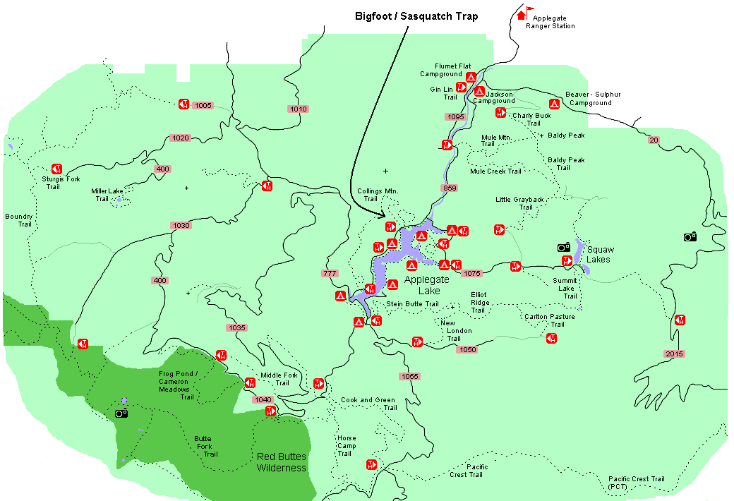 ROGUE RIVER NATIONAL FOREST MAP CALIFORNIA