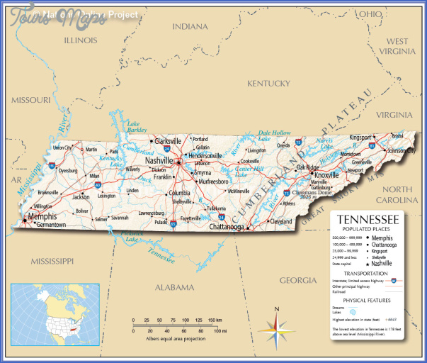 Tennessee Map