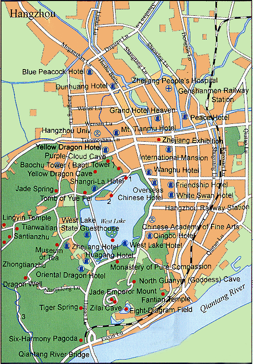 Hangzhou Map