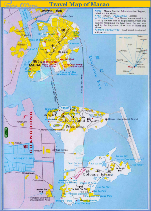 MICHELIN Macau map ViaMichelin