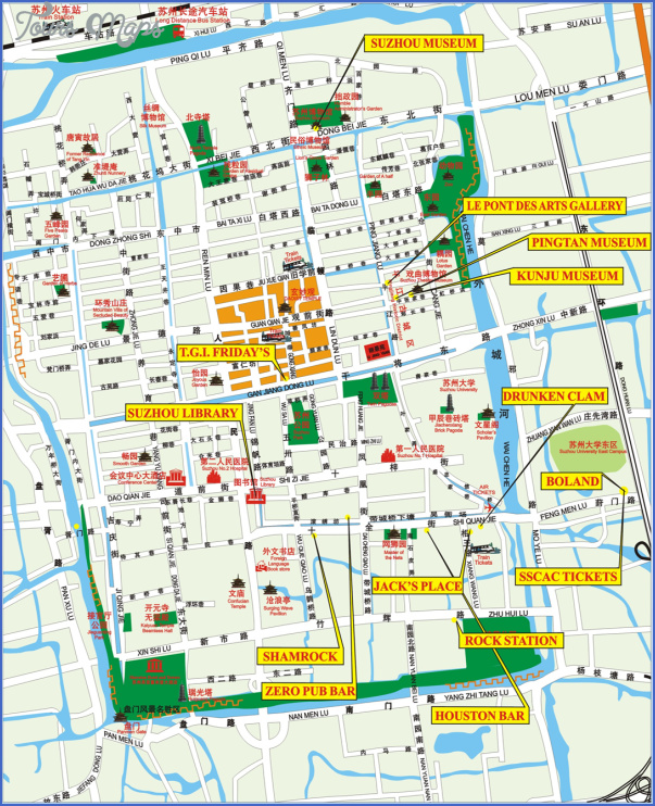 Suzhou City Map Suzhou China • mappery
