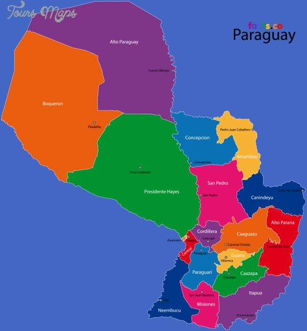Paraguay Map