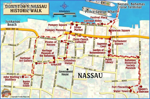 NASSAU BAHAMAS MAP