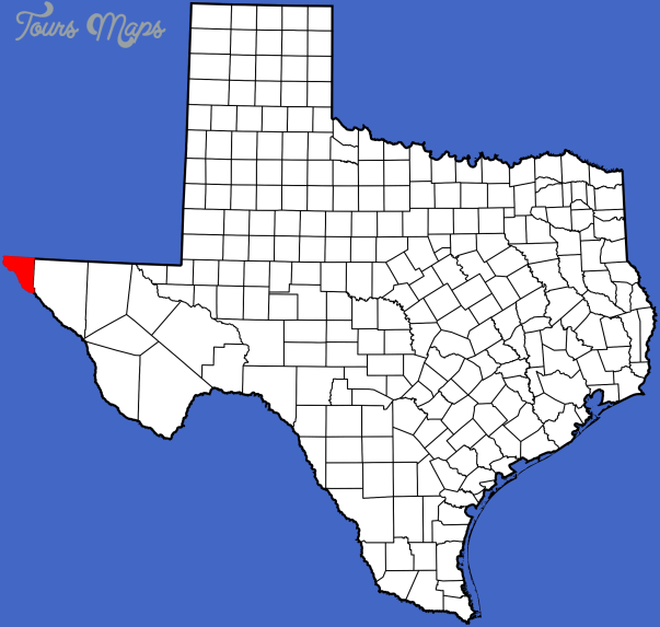 El Paso Tx Map Of Texas Map